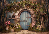 Spring Fairy Cottage Backdrop