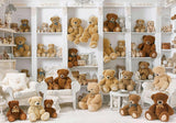 Bear Doll Room Backdrop