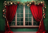 Christmas Window Backdrop