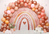 Boho Rainbow Balloon Backdrop