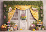 Spring Easter Eggs Shop Backdrop