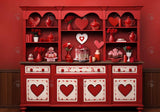 Valentine'S Day Red Kitchen Backdrop