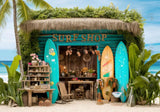 Surf Shop Photography Backdrop