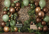 Safari Jungle Leopard Print Backdrop