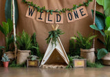 Spring Wild One Camp Tent Backdrop