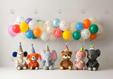 Colorful Balloons Toys Backdrop