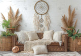 Bohemian Living Room Backdrop