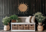 Boho Bench Wooden Wall Backdrop