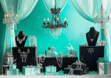 Turquoise Jewelry Shop Backdrop