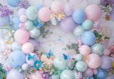 Butterfly Balloon Cake Smash Backdrop