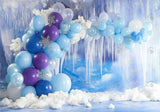 Winter Cake Smash Backdrop