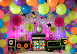 80'S Disco Cake Smash Backdrop