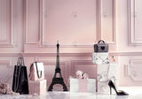 Pink Fashion Boutique Backdrop