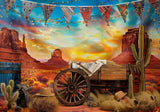 Wild West Cowboy Backdrop