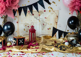 Pirate Adventure Cake Smash Party Backdrop