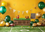 Football Party Grass Floor Backdrop