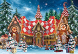 Gingerbread Land Backdrop