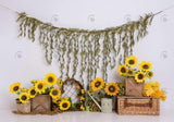 Spring Sunflower Photography Backdrop