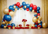 Beauty And Monster Balloon Arch Backdrop