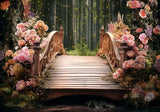 Fairytale Forest Bridge Backdrop