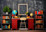 Back To School Chalkboard Classroom Backdrop