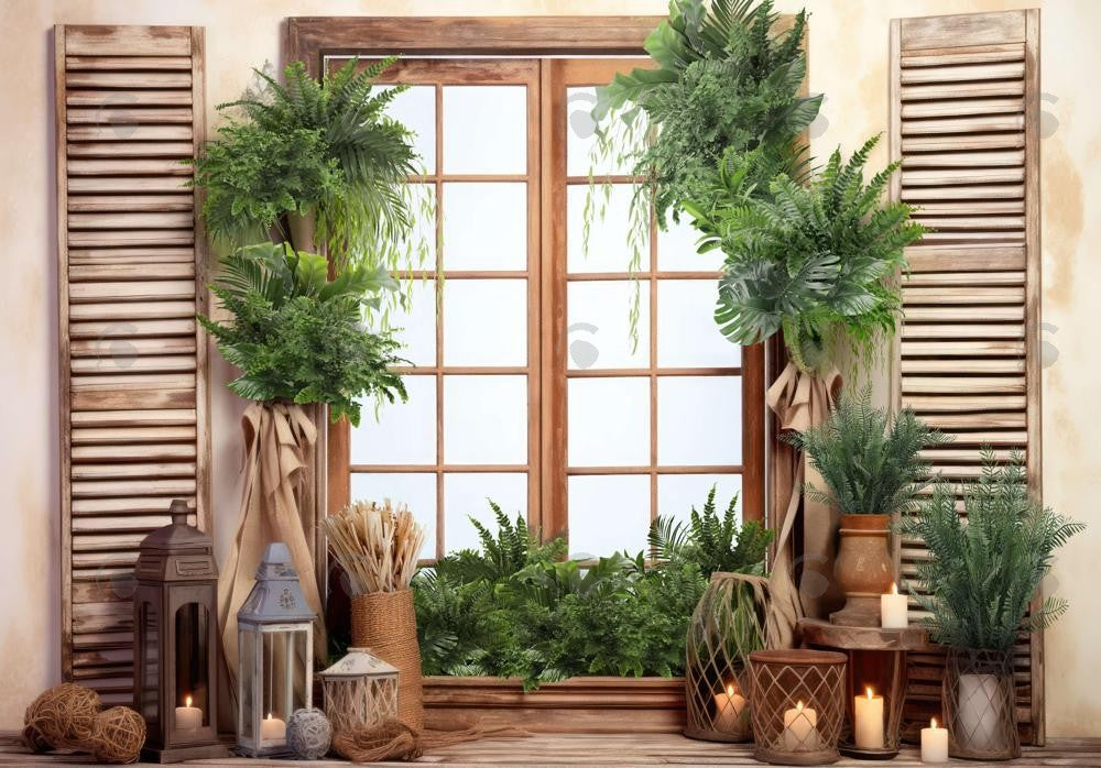 Spring Wood Window Backdrop – Allenjoy Studio