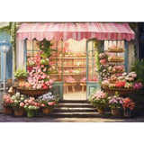 Allenjoy 	Spring Florist Flower Plant Shop Painting Photography Backdrop Portrait Photoshoot Background