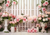 Spring Pink Flower Backdrop