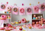 Donut Sprinkles Sweet Backdrop