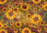 Grape Sunflowers Painting Backdrop