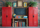 Classroom School Chalkboard Backdrop