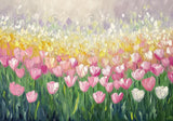 Tulip Field Pastel Backdrop