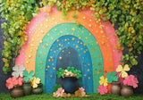 Saint Patrick'S Day Rainbow Backdrop