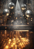 Mirror Ball Gold Stage Backdrop