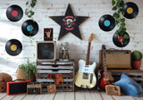 Music Guitar Decoration Backdrop