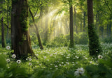 Spring Forest Backdrop