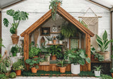 Boho Greenhouse Backdrop