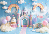 Pastel Candy Land Backdrop