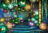 Underwater-Themed Balloon Decor Backdrop