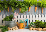 Vegetables Carrot ONE Birthday Backdrop