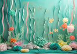 Fish Sea World Party Backdrop