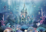 Mysterious Undersea Castle Backdrop