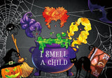 Halloween I Smell A Child Backdrop