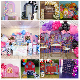 Allenjoy Custom Arched Wall Backdrop Covers Set for Party