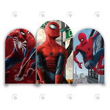 Allenjoy Spiderman Super Hero Theme Birthday Party Arch Backdrop Wall Cloth Cover