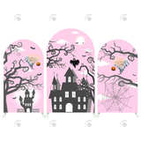 Allenjoy Halloween Holiday Decoration Arch Backdrop Wall Cloth Cover