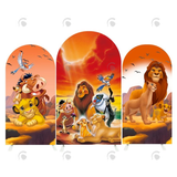 Allenjoy Lion King Birthday Baby Shower Party Arch Backdrop Wall Cloth Cover