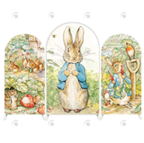 Allenjoy Peter Rabbit Birthday Baby Shower Party Arch Backdrop Wall Cloth Cover