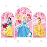 Allenjoy Princess Happy Birthday Party Arch Backdrop Wall Cloth Cover