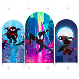 Allenjoy Spiderman Theme Birthday Party Arch Backdrop Wall Cloth Cover